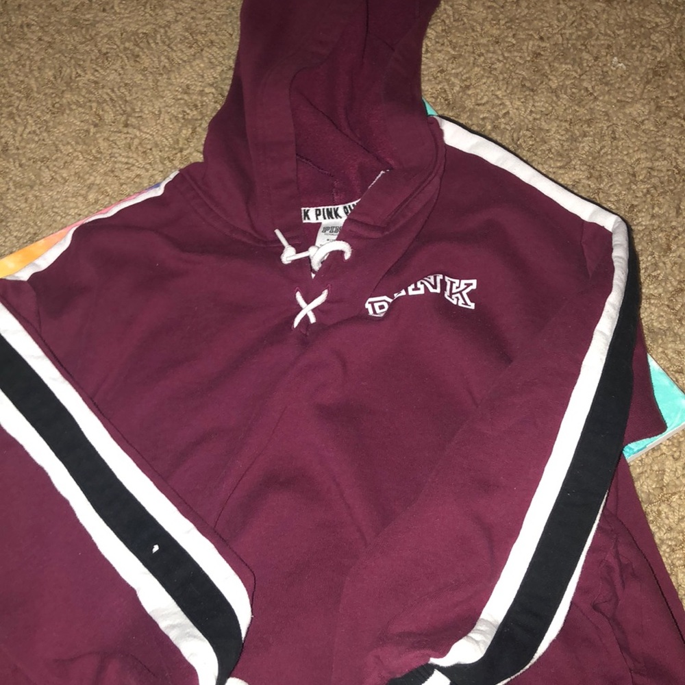 Maroon Crop Top